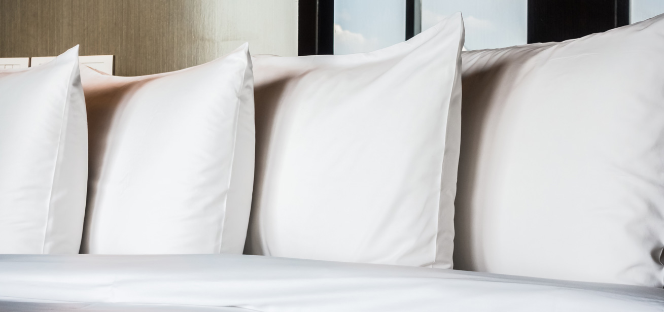 White down pillows
