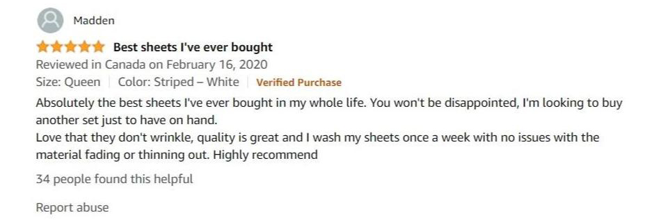 Madden customer review