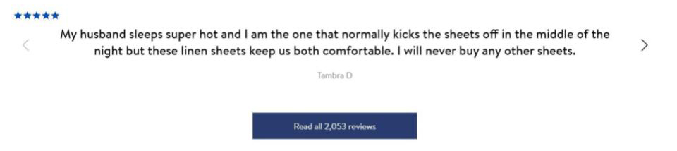 Tambra customer review