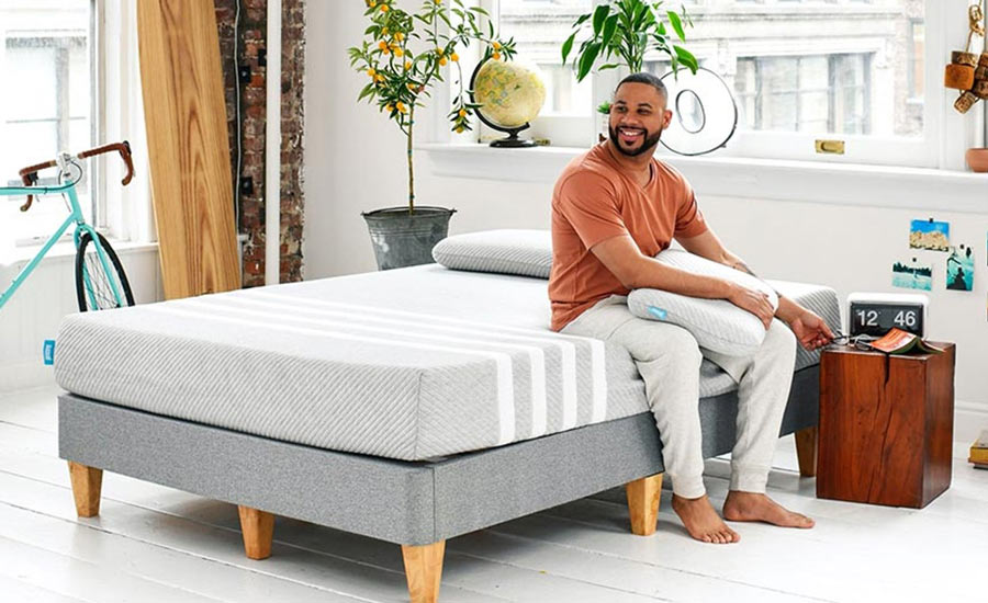Leesa Original mattress; available in West Elm and Pottery Barn stores