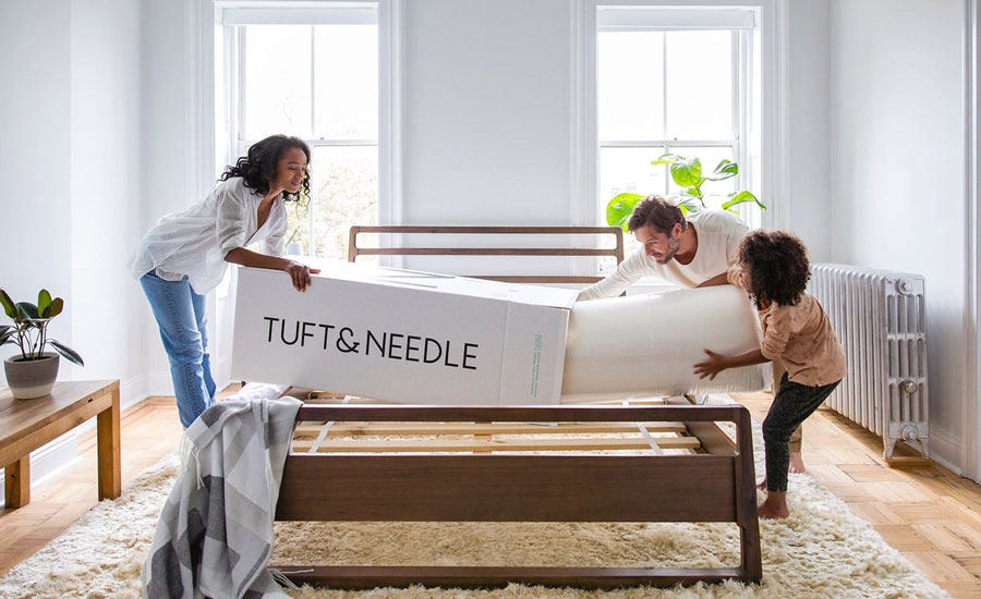 tuft & needle mattress with knit cover, the tuft needle bed in box mattress