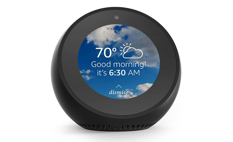  Echo Spot - Smart Alarm Clock with Alexa - Black